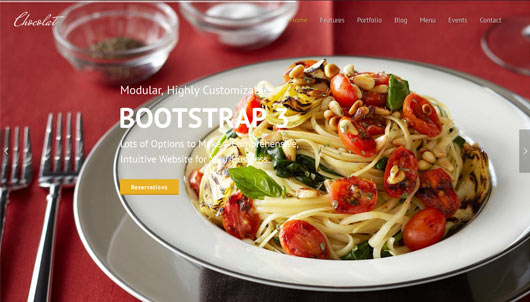 Restaurant and Cafe Templates & Themes