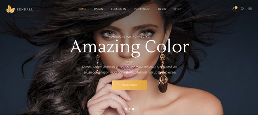 Kendall - A Stylish Theme for Spa, Hair & Beauty Salons