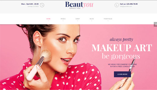 Beauty - Hair & Spa Salon WordPress Theme