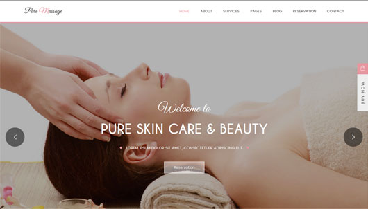 Pure - Spa & Beauty Responsive WordPress Theme