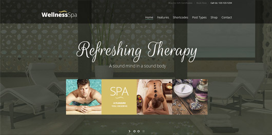 Wellness SPA - Resort, SPA & Beauty Salon WordPress Theme