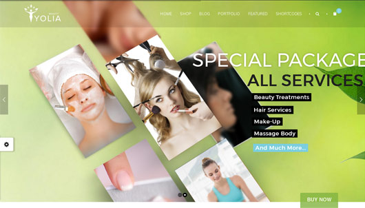 Yolia - Beauty Spa WordPress Theme