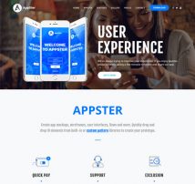 Appster - Mobile App Landing WordPress Theme