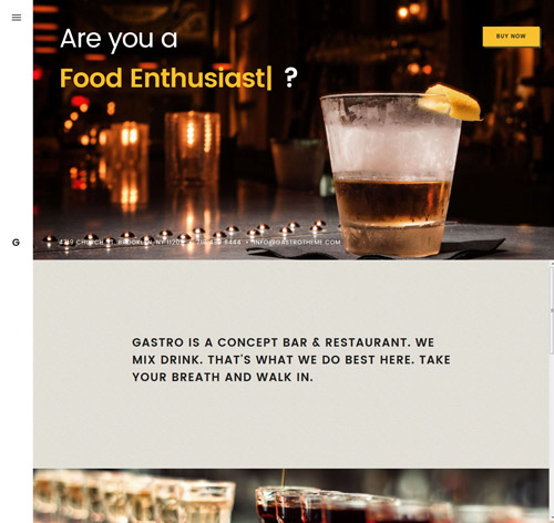 Gastro - Multipurpose Cafe & Restaurant WordPress Theme