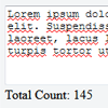 jQuery Text Counter Plugin