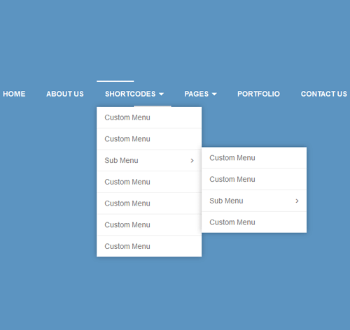 Navigation Menu Style 16
