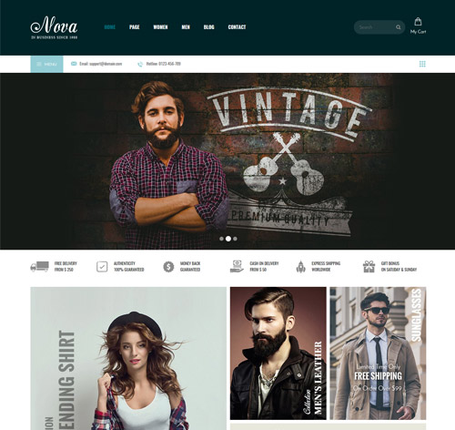 Nova - PrestaShop 1.7 Theme For Fashion Templates