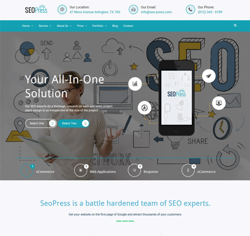 SeoPress - Digital Marketing Agency WordPress Theme