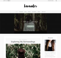 Lavander - A Lifestyle Responsive WordPress Blog Theme
