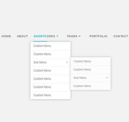 Navigation Menu Style 18