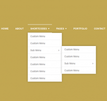 Navigation Menu Style 19