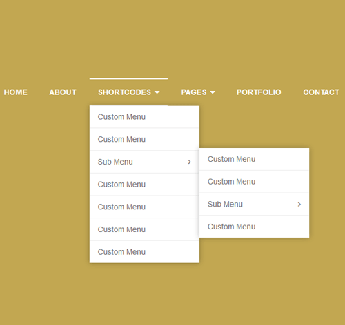Navigation Menu Style 19