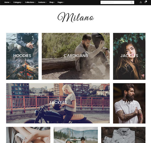 Milano - Drag & Drop Multilingual Responsive Shopify Theme