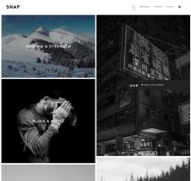 SNAP - Creative Portfolio / Photography WordPress Theme