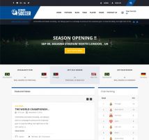Ultimate Soccer News Magazine WordPress Theme - Sports Club