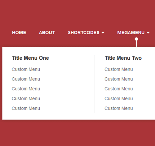 Navigation Menu Style 21