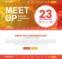 BigEvent- Conference Event WordPress Theme