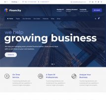 Financity - Business / Financial / Finance WordPress Theme