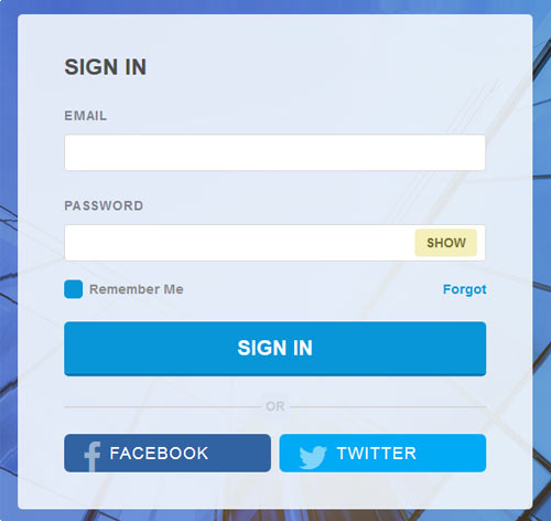 Bootstrap CSS Form Style 12