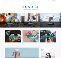 Konoha - A Simple & Elegant WordPress Blog Theme
