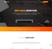 Magic - Multipurpose Onepage Joomla Theme With Page Builder