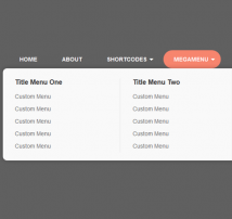 Navigation Menu Style 22