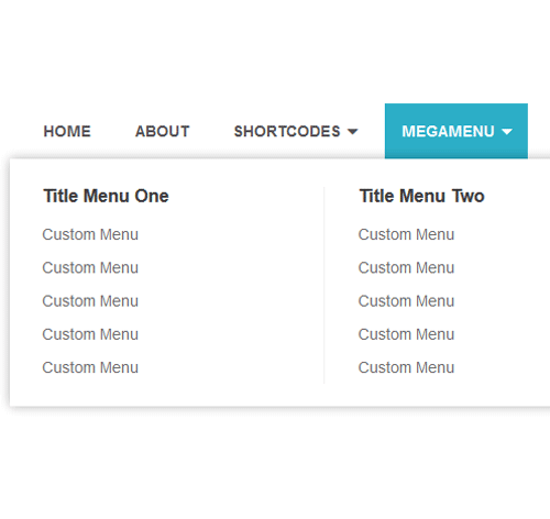 Navigation Menu Style 23