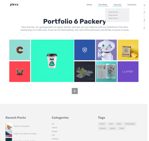 Plexx - Portfolio and Video Gallery for Agency and Studio