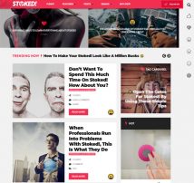 Stoked! - Irreverent Viral Magazine/News and Personal Blog WordPress Theme