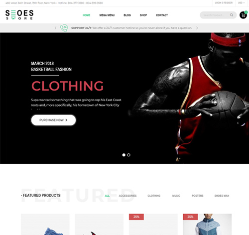 Trueshoes - Responsive WooCommerce WordPress Theme