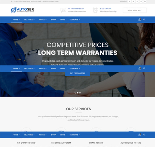 AutoService - Car Repair and Car Service