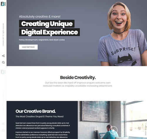 Beside Creative Multipurpose Drupal 8 Theme