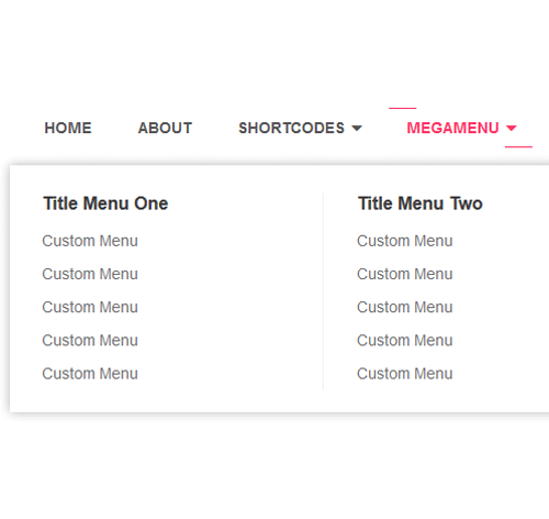 Navigation Menu Style 26