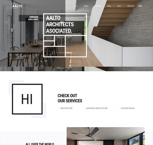 Aalto - A Refined Architecture and Interior Design Theme