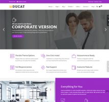 Ducat - Responsive Multi-Purpose WordPress Theme