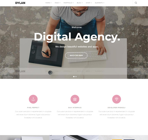 Dylan - Responsive Multi-Purpose Drupal 8.4 Theme