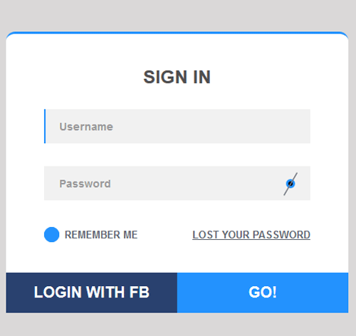 Bootstrap CSS Form Style 18
