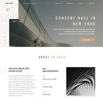 go.arch - Architecture & Interior Joomla! Template