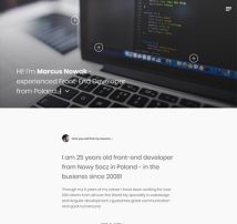 Jab - Advanced Personal Resume / CV vCard Theme
