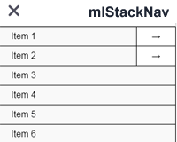 mlStackNav : jQuery Multi-level Stack Navigation