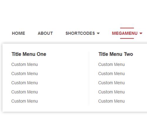Navigation Menu Style 28