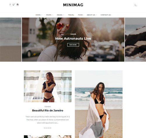 MiniMag - Magazine and Blog WordPress Theme