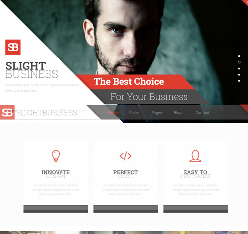 Slight Business - Responsive Corporate Multipurpose Joomla Theme