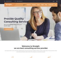 Straight - Business & Consulting HTML Template