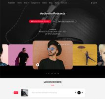 Audioatro - Multipurpose Audio WordPress Theme