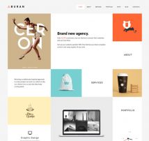 BURAN - Creative Portfolio and Business WordPress Theme