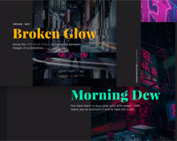CSS Glitch Effect Slideshow