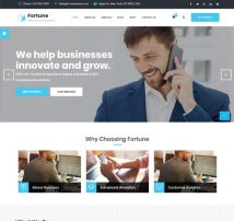 Fortune - Business Consulting and Professional Services Joomla Theme