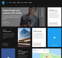 Griddr - Animated Grid Creative WordPress Theme