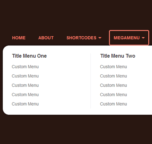 Navigation Menu Style 32
